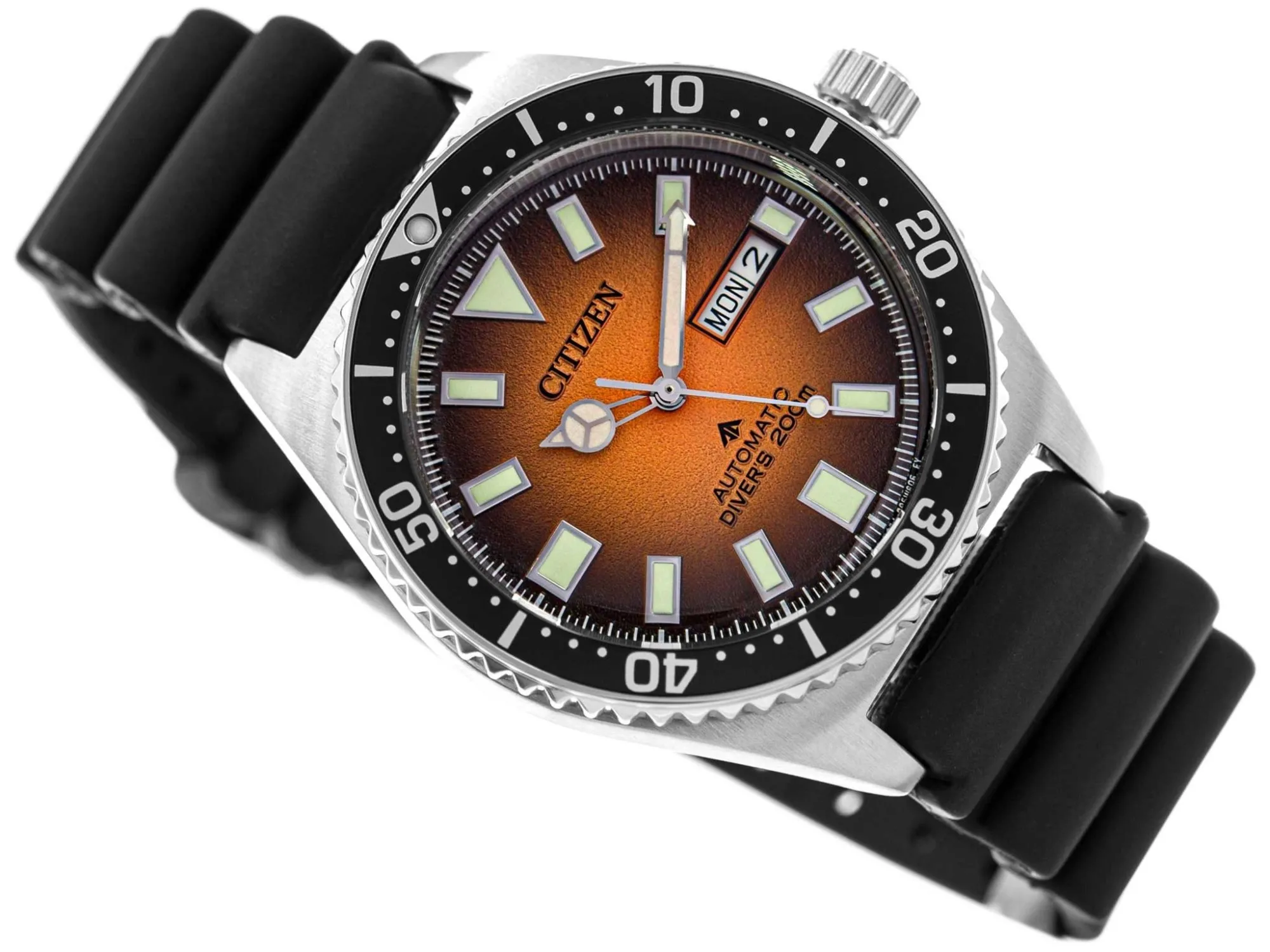 Męski Zegarek Citizen Promaster Marine Automatic Diver NY0120-01ZE – Pomarańczowy Legendarny Diver