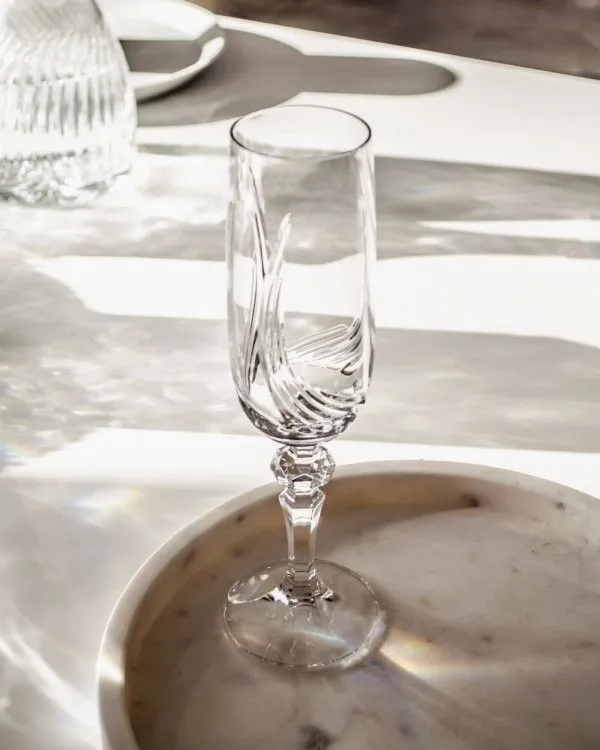 Crystal Julia Kieliszki do szampana prosecco 6 sztuk Allium