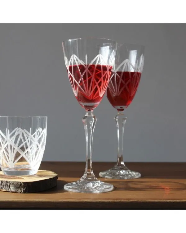 Crystal Julia Kieliszki do wina 250 ml komplet 6 sztuk Asteria