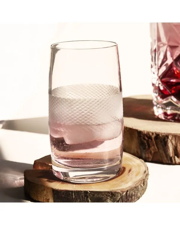 Crystal Julia Szklanki wysokie do soku 280 ml 6 sztuk Satine