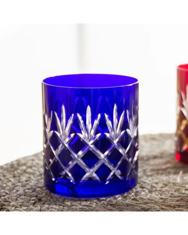 Crystal Julia Szklanki do whisky kobalt 6 szt Ananas
