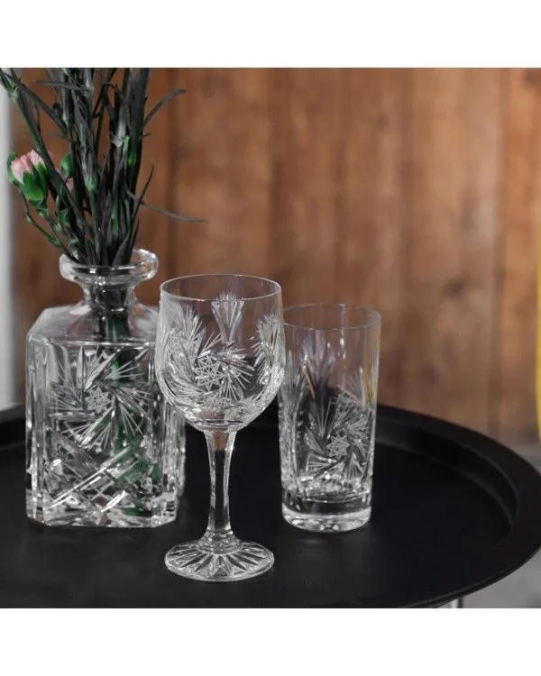 Crystal Julia Szklanki kryształowe wysokie do soku 6 sztuk Młynek