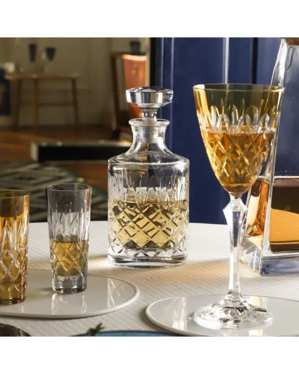 Crystal Julia Karafka kryształowa do whisky brandy koniaku Ananas