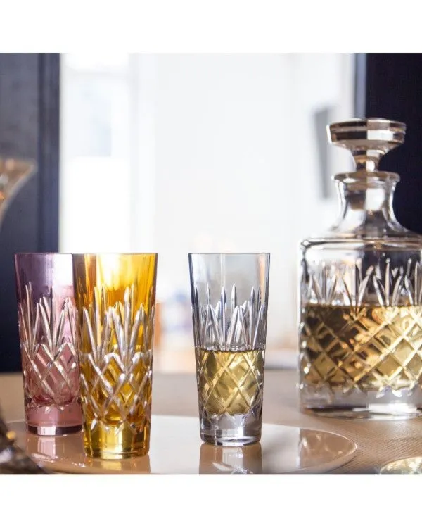 Crystal Julia Kieliszki kolorowe do wódki 4 sztuki Ananas