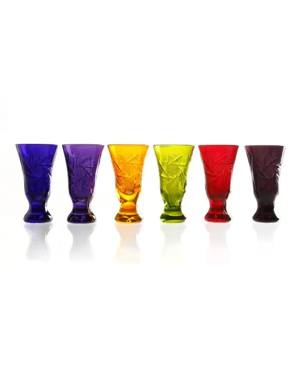 Crystal Julia kieliszki kryształowe do wódki 6 sztuk Młynek 20393