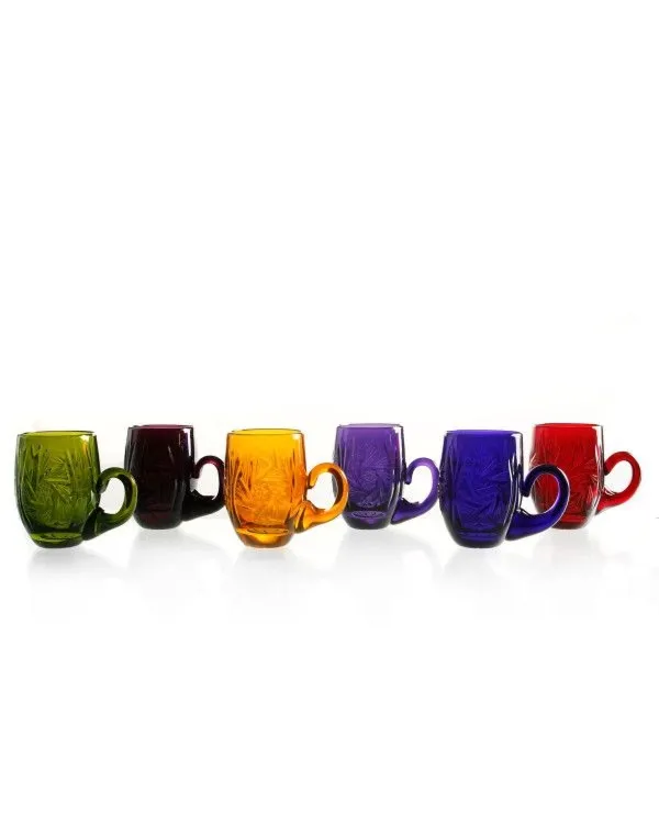 Crystal Julia Kieliszki do wódki kryształowe z uchem 6 sztuk 20414