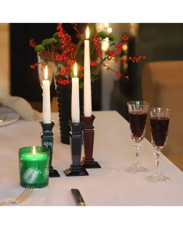 Crystal Julia Mały świecznik kryształowy 15 cm