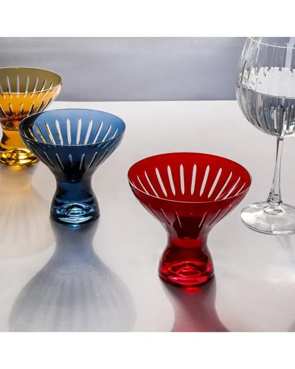 Crystal Julia Pucharek do deserów 330 ml czerwony