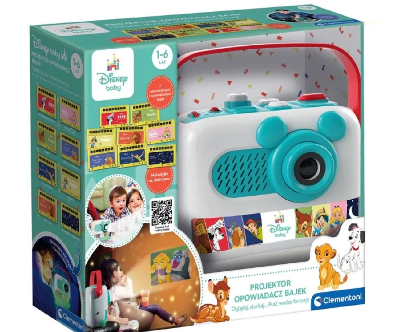 Clementoni Disney Baby 50856 Projektor-Opowiadacz Bajek