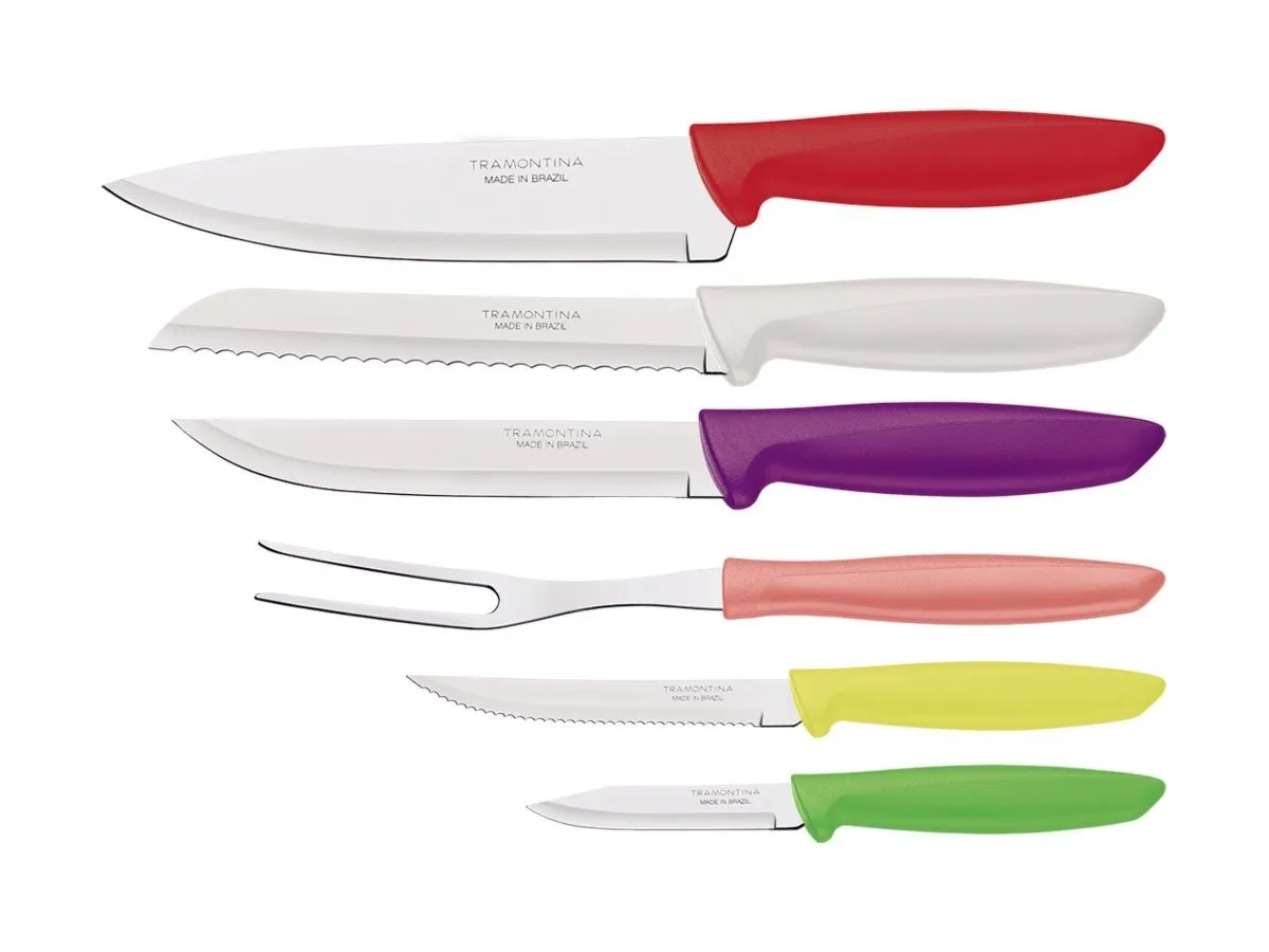 Tramontina PLENUS SET 6 PZ COLOURED 23498/916