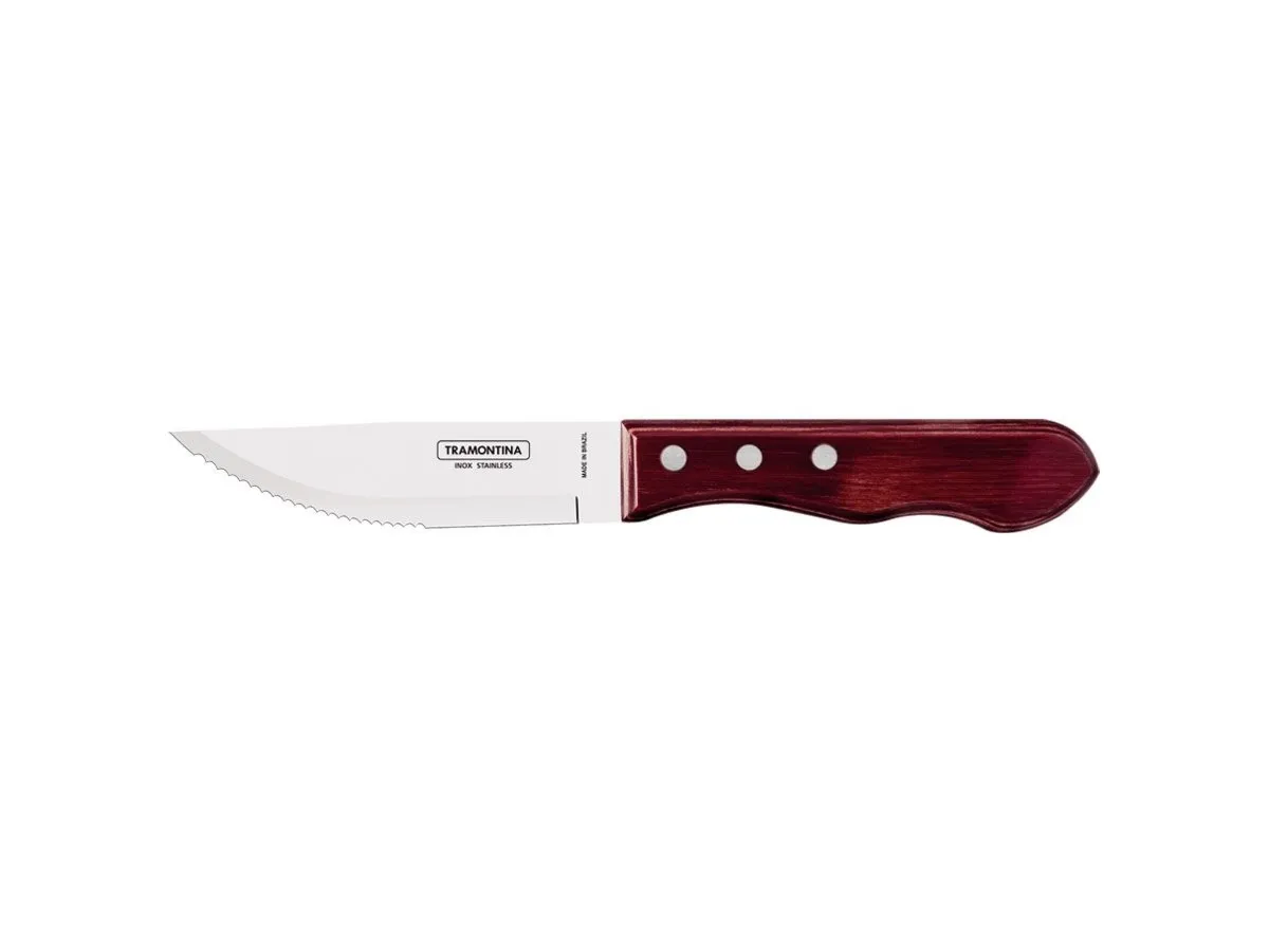 Tramontina POLYWOOD FSC CARNE JUMBO (Meat knife) CM.12 29810/001 Red
