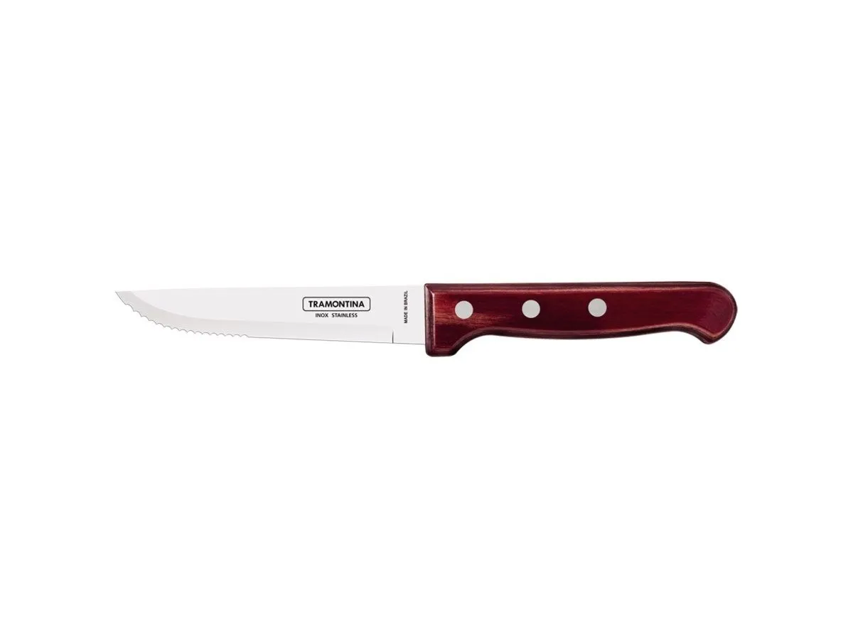 Tramontina POLYWOOD FSC CARNE (Meat knife) CM.11 29810/007 Red