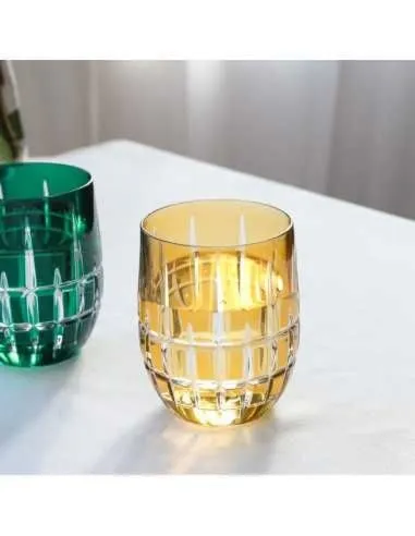 Crystal Julia Szklanka kryształowa do wody whisky jasny amber