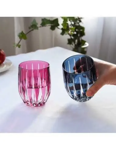 Crystal Julia Szklanka kryształowa do wody whisky niebieska