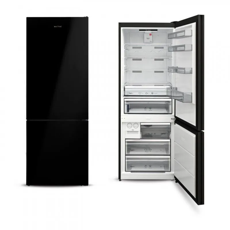 VESTFROST VR-FB492-3H0B Chłodziarko-zamrażarka wolnostojąca 70 cm