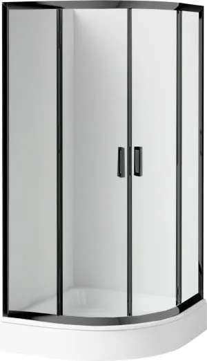 Deante Kabina prysznicowa z brodzikiem półokrągła 90 cm