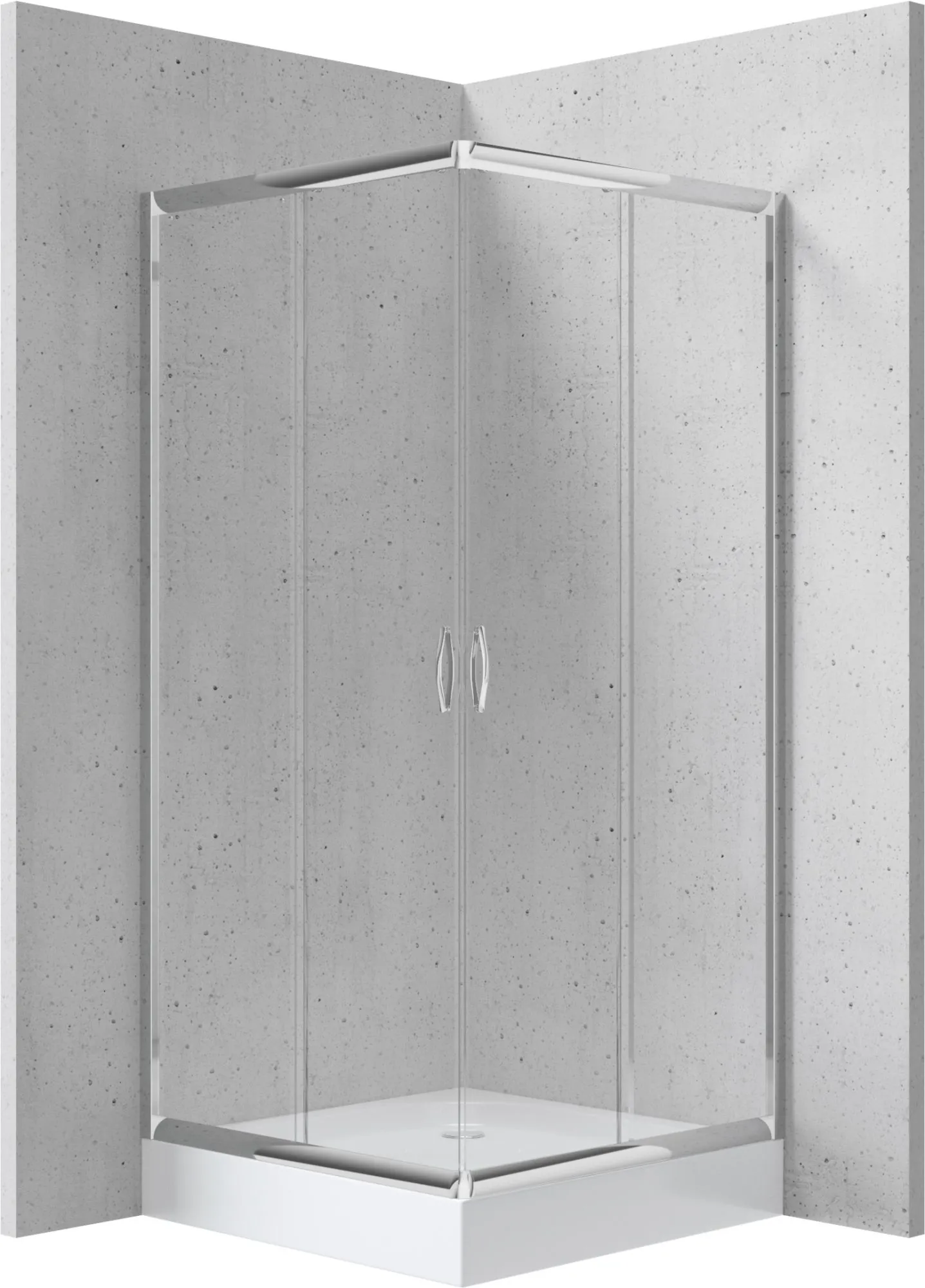 Deante Kabina prysznicowa z brodzikiem kwadratowa 80 cm