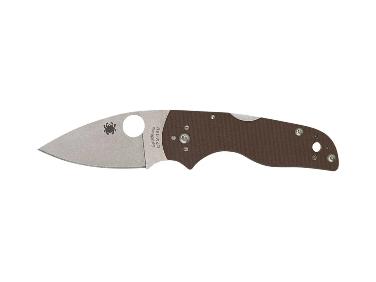 Spyderco LIL' NATIVE MID BACK LOCK BROWN G10 PLAIN C230MBGPBN15V