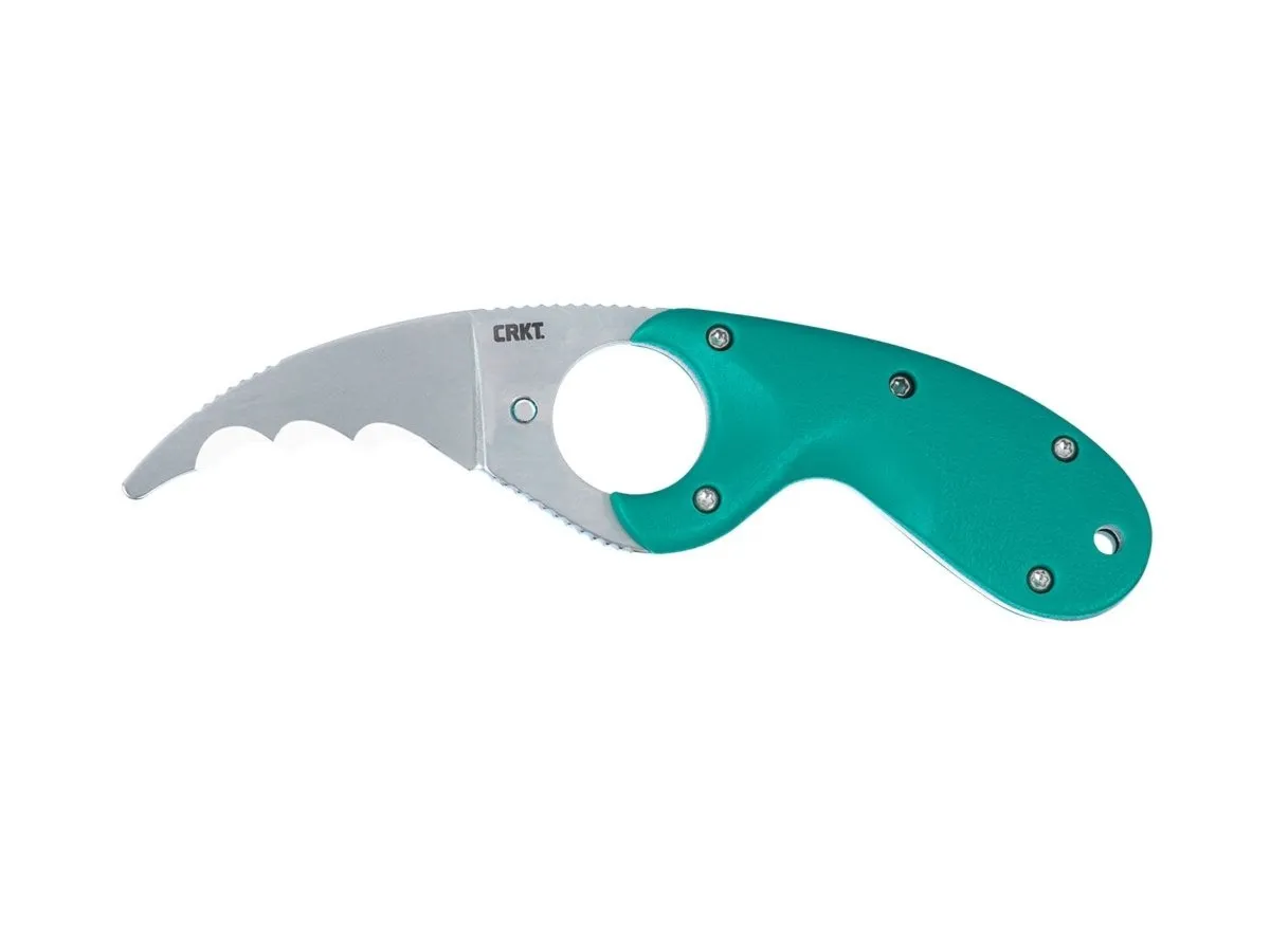 Crkt BEAR CLAW GREEN W/VEFF SERRATIONS 2511T