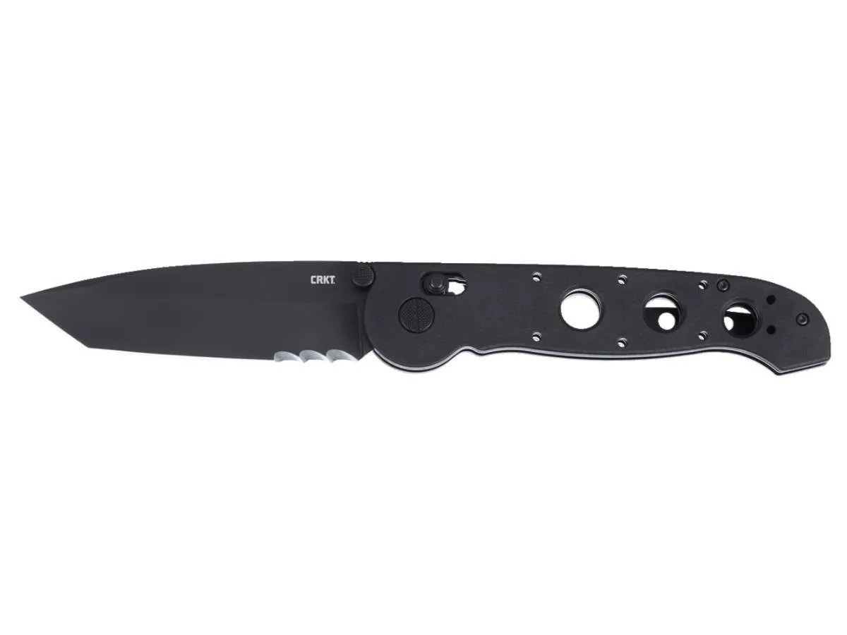 Crkt M16-X CROSSBAR LOCK BLACK M16-14XK VEFF SERRATIONS