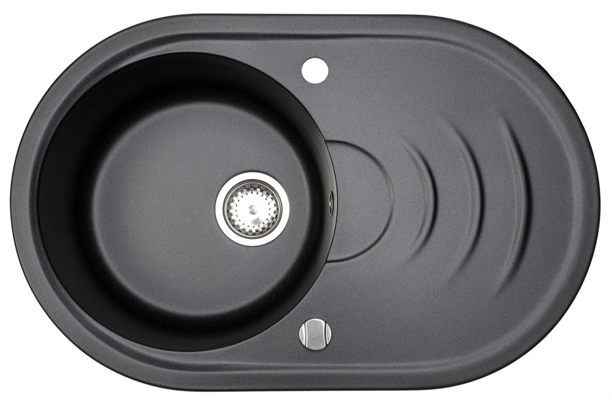 HELIKA ONDO MP100-601AW, czarny metalik z odpływem automatycznym