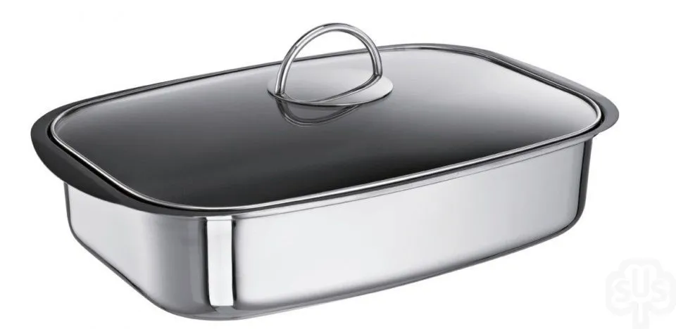 Schulte-Ufer Brytfanna 36x25cm z pokrywą szklaną i powłoką Siegutal ok 6,00l 67049-36