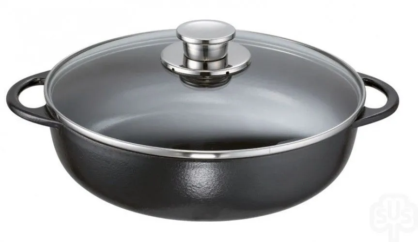 SCHULTE-UFER Brytfanna Rustika czarna żeliwo 3,9 l - 1633-28 s