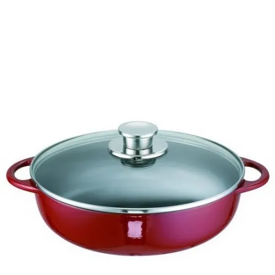 SCHULTE-UFER Brytfanna Rustika czerwona żeliwo 3,9 l 1633-28 r