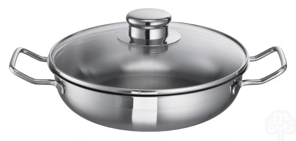 Schulte-Ufer Profi-Line Patelnia do duszenia 28cm z pokrywą szklaną 6452-941-28 I