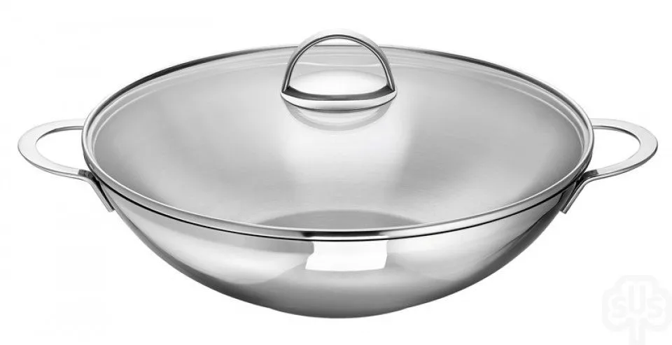 Schulte-Ufer Wega Wok 32cm z pokrywą szklaną 5,0l 66525-32