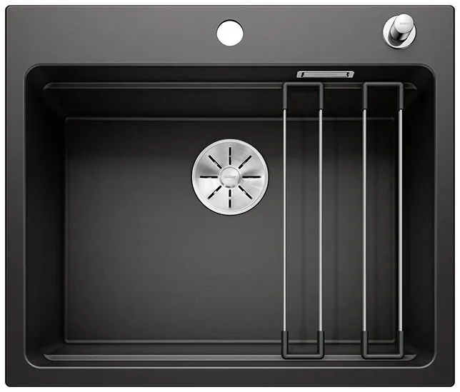 BLANCO ETAGON 6 Silgranit czarny, korek auto., InFino, szyny Użyj kodu 23BLA06 i płać mniej