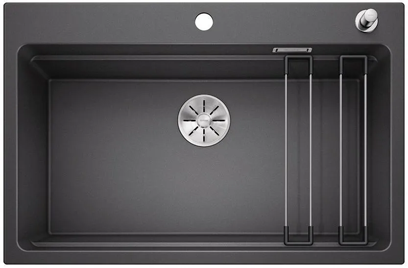 BLANCO ETAGON 8 Silgranit antracyt, korek auto., InFino, szyny Użyj kodu 23BLA06 i płać mniej