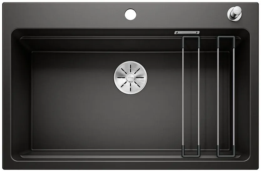 BLANCO ETAGON 8 Silgranit czarny, korek auto., InFino, szyny Użyj kodu 23BLA06 i płać mniej