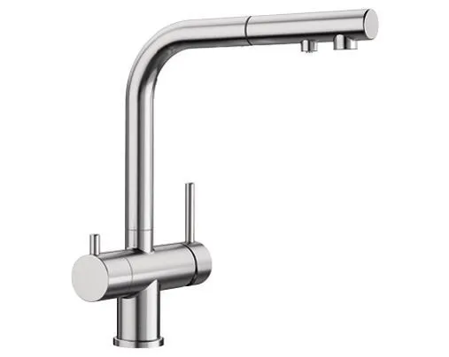 BLANCO FONTAS-S II powłoka PVD Steel z wyciąganą wylewką Użyj kodu 23BLA06 i płać mniej