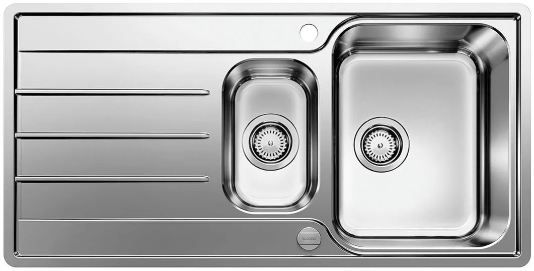 BLANCO LEMIS 6 S-IF stal szczotkowana, odwracalny, korek auto. Użyj kodu 23BLA06 i płać mniej