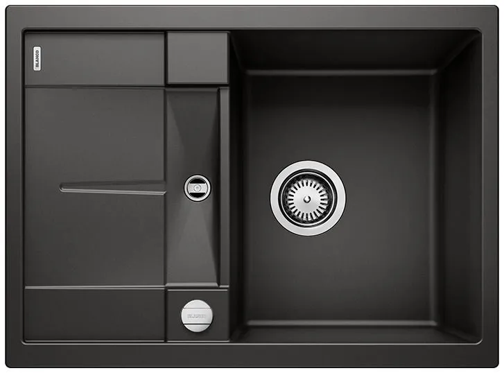 BLANCO METRA 45 S Compact Silgranit czarny odwracalny, korek auto. Użyj kodu 23BLA06 i płać mniej