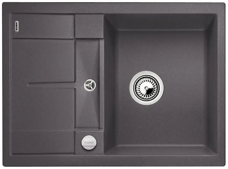 BLANCO METRA 45 S Compact Silgranit szarość skały odwracalny, korek auto. - w magazynie Użyj kodu 23BLA06 i płać mniej