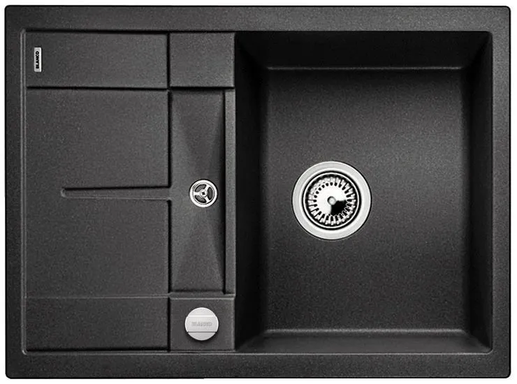 BLANCO METRA 45 S Compact Silgranit antracyt odwracalny, korek auto. Użyj kodu 23BLA06 i płać mniej