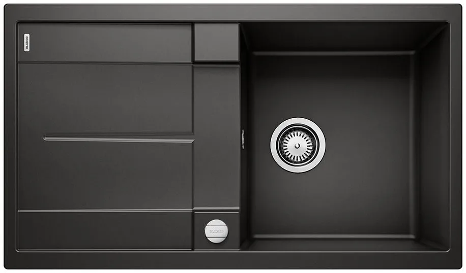 BLANCO METRA 5 S Silgranit czarny odwracalny, korek auto. Użyj kodu 23BLA06 i płać mniej