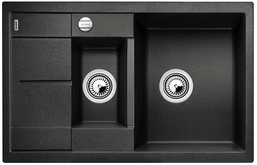 BLANCO METRA 6 S Compact Silgranit antracyt odwracalny, korek auto. Użyj kodu 23BLA06 i płać mniej
