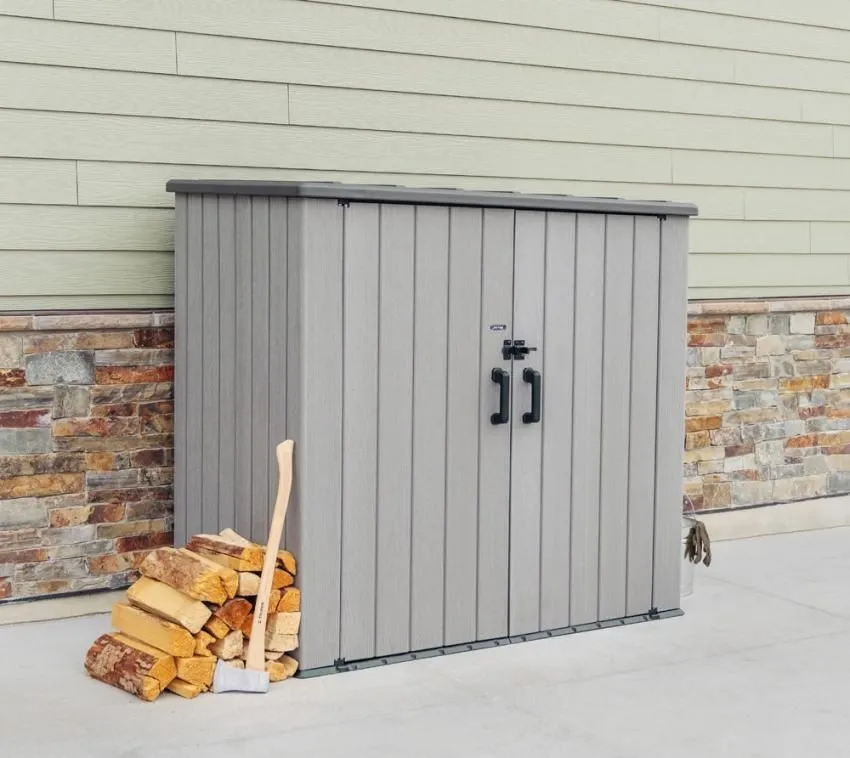 Lifetime Szafka narzędziowa do przechowywania, szara, 111x192x176 cm