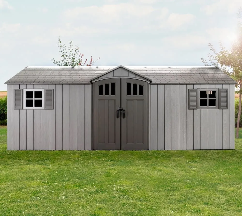 Lifetime szopa ogrodowa Neptun szara 610x243x241 cm