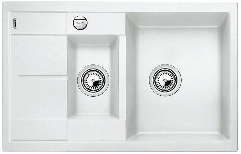 BLANCO METRA 6 S Compact Silgranit biały odwracalny, korek auto. Użyj kodu 23BLA06 i płać mniej
