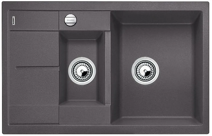 BLANCO METRA 6 S Compact Silgranit szarość skały odwracalny, korek auto. Użyj kodu 23BLA06 i płać mniej