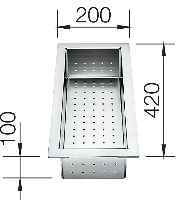 BLANCO Odsączarka stal nierdzewna, 420x200, [ZEROX, CLARON] Użyj kodu 23BLA06 i płać mniej