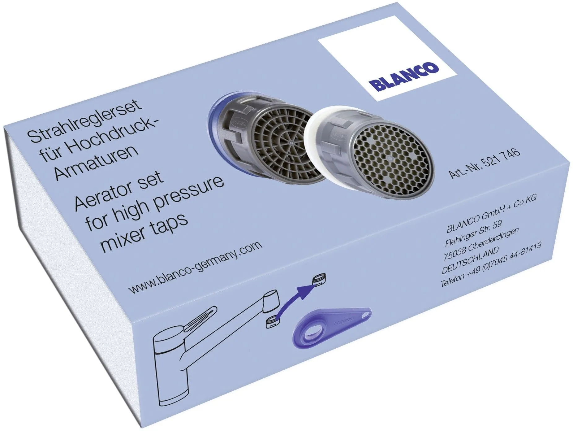 BLANCO Zestaw wkładów reduktora strumieniowego z uszczelką kpl. (2 szt.) Użyj kodu 23BLA06 i płać mniej