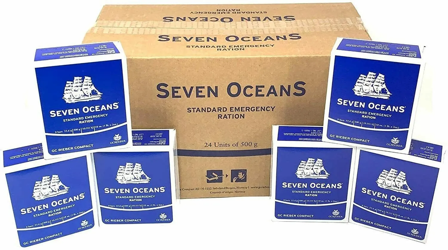 Racje żywnościowe Seven Oceans 500 g x 24 opakowania