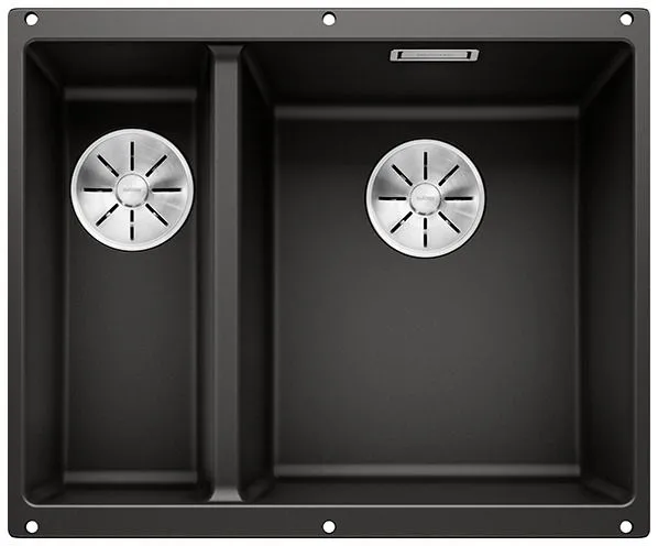 BLANCO SUBLINE 340/160-U Silgranit czarny, prawa, InFino Użyj kodu 23BLA06 i płać mniej
