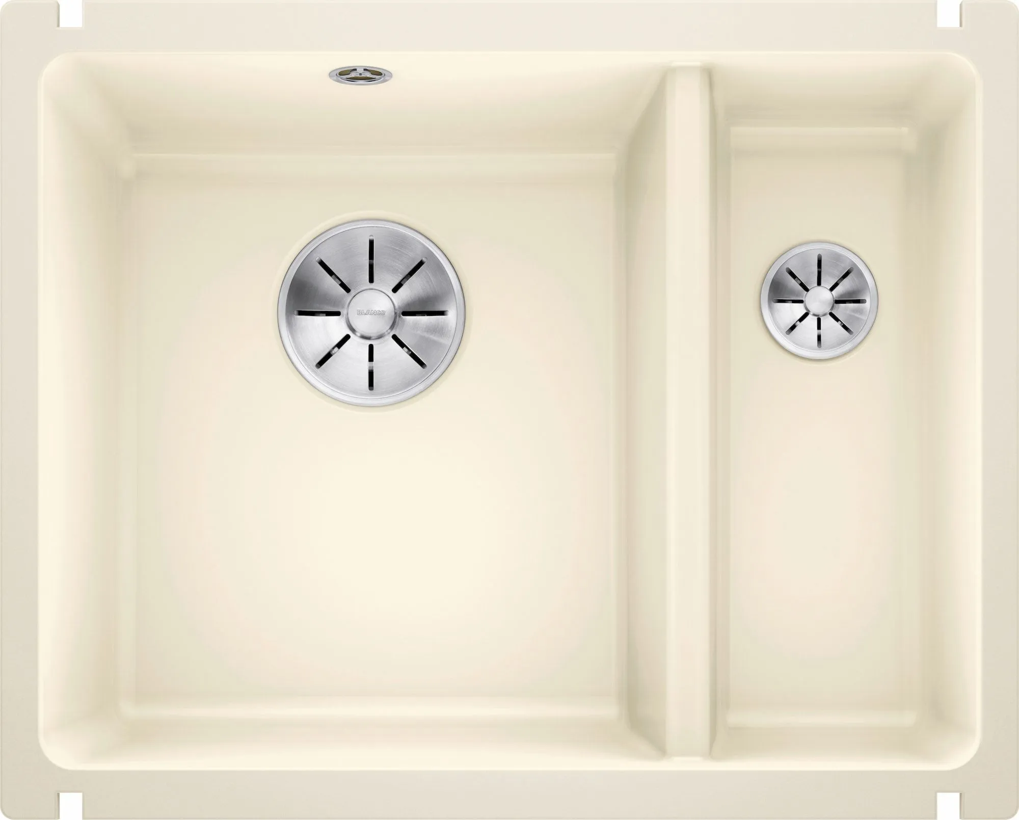 BLANCO SUBLINE 350/150-U Ceramika PuraPlus magnolia połysk lewa, InFino Użyj kodu 23BLA06 i płać mniej