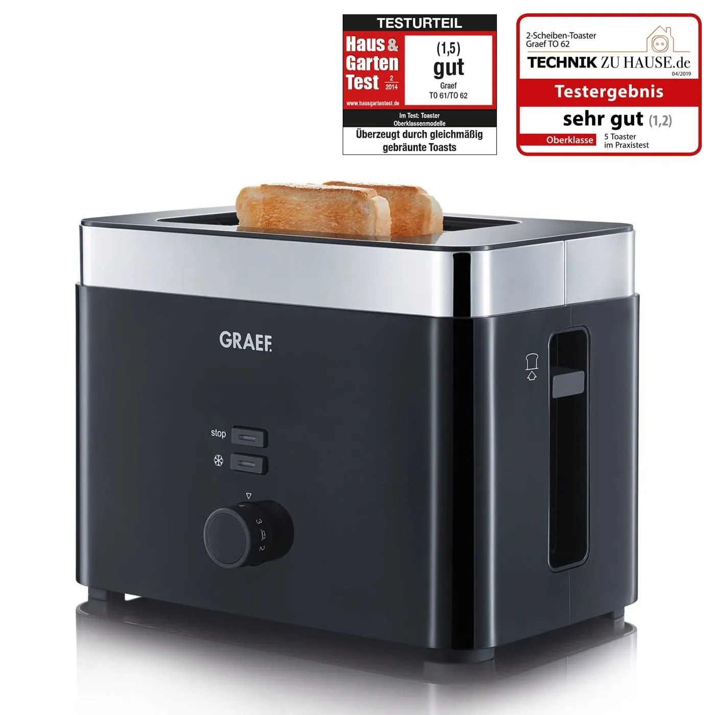 Toster dwukomorowy GRAEF TO 62